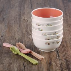 得力熊小號時(shí)尚雙色餐