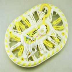 時(shí)尚雙色長(zhǎng)圓形18夾曬