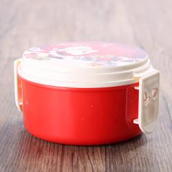 圣誕圓形點心便當(dāng)盒