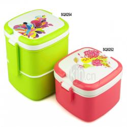 方型手提飯盒、雙層飯