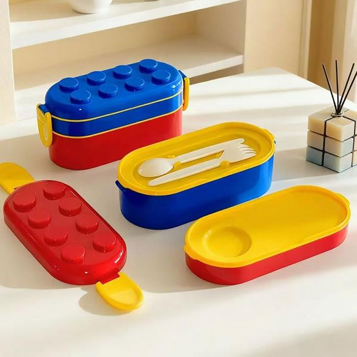 積木雙層便當(dāng)盒(700ML)