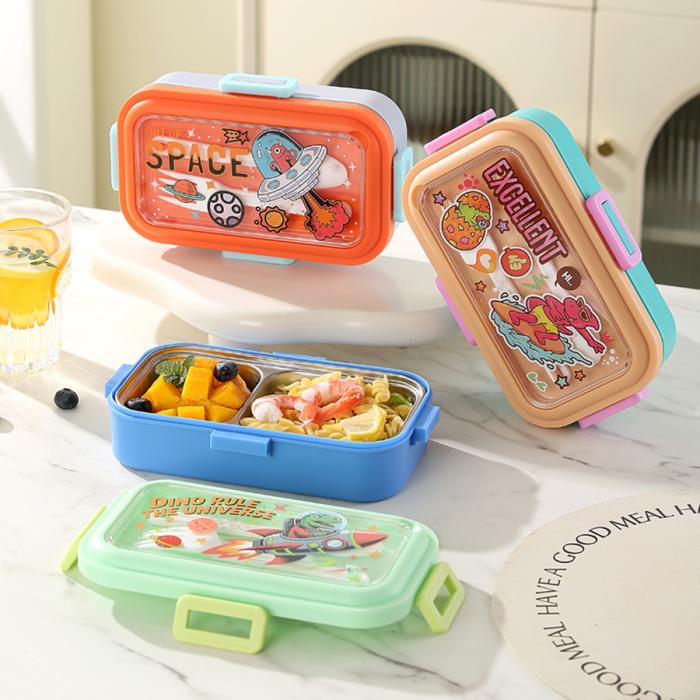 星樂卡通便當(dāng)盒PP款780ml/不銹鋼款500ml